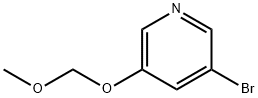 3-Bromo-5-(methoxymethoxy)pyridine 구조식 이미지