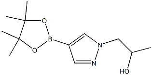 1-(4-(4,4,5,5-Tetramethyl-1,3,2-dioxaborolan-2-yl)-1H-pyrazol-1-yl)propan-2-ol Structure