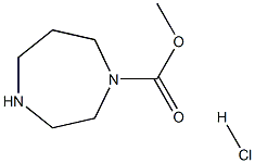[1,4]Diazepane-1-Carboxylic Acid Methyl Ester Hydrochloride Structure