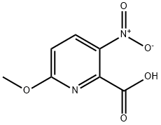 6-Methoxy-3-nitro-pyridine-2-carboxylic acid Structure