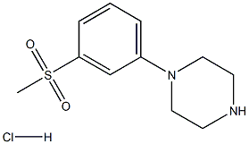 1-(3-(Methylsulfonyl)phenyl)piperazine hydrochloride Structure