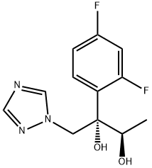 (2S,3R)-2-(2,4-difluorophenyl)-1-(1H-1,2,4-triazol-1-yl)butane-2,3-diol 구조식 이미지