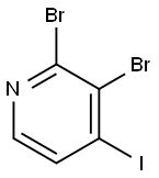 2,3-Dibromo-4-iodopyridine Structure