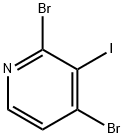 2,4-Dibromo-3-iodopyridine Structure