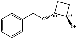 trans-2-(benzyloxy)cyclobutanol Structure