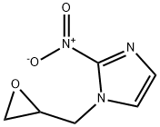 2-Nitro-1-(oxiranylmethyl)-1H-imidazole Structure