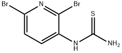 1-(2,6-Dibromopyridin-3-yl)thiourea 구조식 이미지