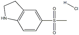 5-(Methylsulfonyl)-Indoline Hydrochloride 구조식 이미지