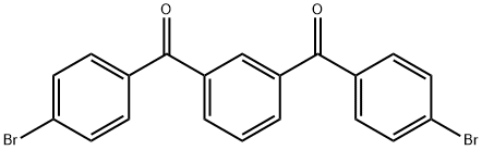 1,3-phenylenebis((4-bromophenyl)methanone) 구조식 이미지