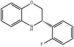 3-(2-Fluorophenyl)-3,4-dihydro-2H-benzo[b][1,4]oxazine 구조식 이미지