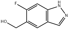 (6-fluoro-1H-indazol-5-yl)methanol 구조식 이미지