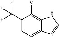 7-Chloro-6-(trifluoromethyl)-1H-benzo[d]imidazole Structure