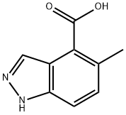 5-methyl-1h-indazole-4-carboxylic acid Structure