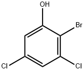 2-bromo-3,5-dichlorophenol 구조식 이미지