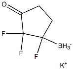 potassium trifluoro(3-oxocyclopentyl)borate Structure
