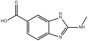 2-(Methylamino)-1H-benzo[d]imidazole-5-carboxylic acid Structure