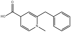 2-Benzyl-1-methyl-1,4-dihydropyridine-4-carboxylic acid 구조식 이미지