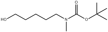 tert-butyl (5-hydroxypentyl)(methyl)carbamate Structure