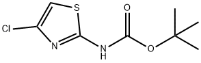 tert-butyl 4-chlorothiazol-2-ylcarbamate 구조식 이미지