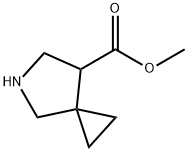 5-Aza-spiro[2.4]heptane-7-carboxylic acid methyl ester 구조식 이미지