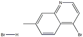 4-브로모-7-메틸-퀴놀린하이드로브로마이드 구조식 이미지