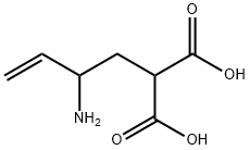 2-(2-aminobut-3-enyl)propanedioic acid 구조식 이미지