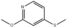 2-Methoxy-4-(methylsulfanyl)pyridine Structure