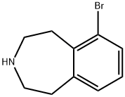 1H-3-Benzazepine, 6-bromo-2,3,4,5-tetrahydro- Structure