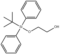 2-(t-부틸디페닐실라닐옥시)에탄올 구조식 이미지