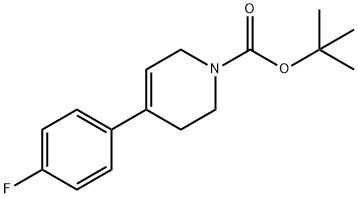 tert-butyl 4-(4-fluorophenyl)-5,6-dihydropyridine-1(2H)-carboxylate 구조식 이미지