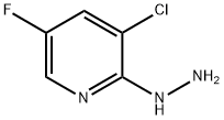 3-Chloro-5-fluoro-2-hydrazinylpyridine Structure