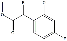 methyl 2-bromo-2-(2-chloro-4-fluorophenyl)acetate Structure