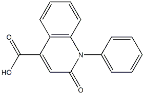 2-oxo-1-phenyl-1,2-dihydroquinoline-4-carboxylic acid Structure