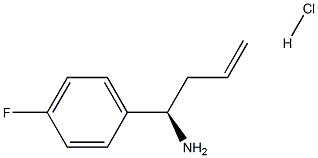 (R)-1-(4-Fluorophenyl)but-3-en-1-amine hydrochloride Structure