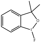 1-Fluoro-3,3-dimethyl-1,2-benziodoxole 구조식 이미지
