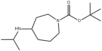 Tert-Butyl 4-(Isopropylamino)Azepane-1-Carboxylate 구조식 이미지