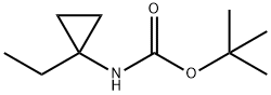 tert-butyl N-(1-ethylcyclopropyl)carbamate 구조식 이미지