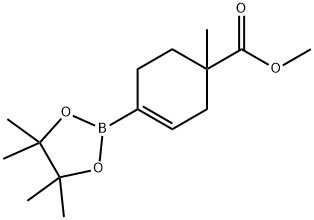 methyl 1-methyl-4-(4,4,5,5-tetramethyl-1,3,2-dioxaborolan-2-yl)cyclohex-3-enecarboxylate 구조식 이미지