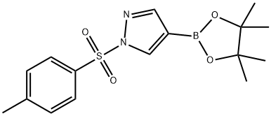 4-(4,4,5,5-Tetramethyl-1,3,2-dioxaborolan-2-yl)-1-tosyl-1H-pyrazole Structure