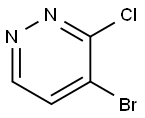 Pyridazine, 4-bromo-3-chloro- Structure