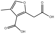 3-carboxy-4-methyl-2-Furanacetic acid Structure