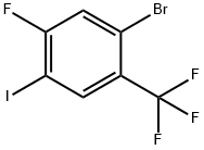 2-Bromo-4-fluoro-5-iodobenzotrifluoride 구조식 이미지