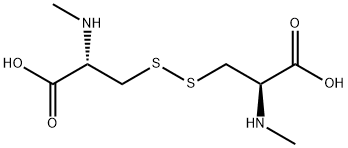 N,N'-dimethyl-L-cystine 구조식 이미지