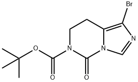 Tert-Butyl 1-Bromo-5-Oxo-7,8-Dihydroimidazo[1,5-C]Pyrimidine-6(5H)-Carboxylate Structure