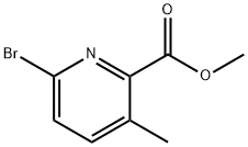 6-Bromo-3-methyl-pyridine-2-carboxylic acid methyl ester Structure