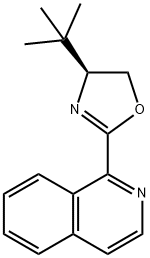 1-[(4S)-4-tert-Butyl-4,5-dihydro-2-oxazolyl]isoquinoline Structure