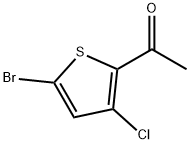 1-(5-Bromo-3-chlorothiophen-2-yl)ethanone 구조식 이미지