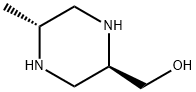2-Piperazinemethanol, 5-methyl-, (2R,5R)- 구조식 이미지