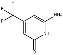 6-Amino-4-(trifluoromethyl)pyridin-2(1H)-one 구조식 이미지