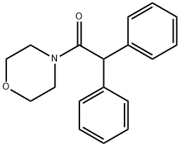 1-Morpholino-2,2-diphenylethanone 구조식 이미지